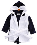 Cute Kids Baby Girl Boy Hooded Animal Bath Robes Sleepwear Winter Warm Long Sleeve Towel Wrap Bathrobe Bathing Blanket Clothes