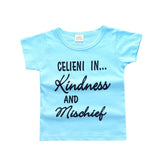 Children t shirts Letter  Clothes T Shirts For Girls Boys t-shirts casual Kids Short Sleeve Baby Children's Clothing