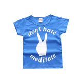 Children t shirts Letter  Clothes T Shirts For Girls Boys t-shirts casual Kids Short Sleeve Baby Children's Clothing