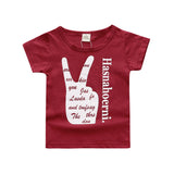 Children t shirts Letter  Clothes T Shirts For Girls Boys t-shirts casual Kids Short Sleeve Baby Children's Clothing