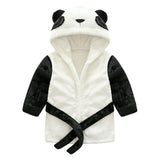 Kids children's clothing boys girls Robes winter spring autumn cartoon baby bathrobe Sleepwear & Robe winter Pink rabbit bear