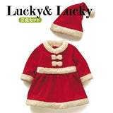 Christmas baby girls dress with free hat baby christmas new year costume fashion baby clothes newborn dresses for baby girls