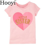 100% Cotton Baby Girl Clothes Kids Tops Girl's Tees Shirts Cute Outfits Infant Clothing T Shirts Fashion Children 6-24 Month