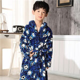 2017 New Winter Kids Bath Robe Flannel Baby Girls Bathrobe Kids Clothes Boys children's Bathrobe Girls Robes