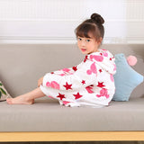 Cute Kids Robe Flannel Long Sleeve Baby Boys Girls Robes Bathing Robes Sleepwear Cartoon Animal Hooded Bath Robes Baby Clothes