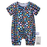 SR367 Fashion Baby Clothes Summer Children's Jumpsuit for Boys and Girls Cotton Ropmers Casual Sports Suit Babies Overalls