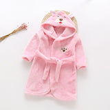 Children Cartoon Robes Animal Boys Girls Flannel Pajamas sleepwear  Baby Bathrobe Romper kids Home wear Dinosaur pijamas Cloak