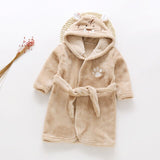 Children Cartoon Robes Animal Boys Girls Flannel Pajamas sleepwear  Baby Bathrobe Romper kids Home wear Dinosaur pijamas Cloak