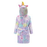 Children Cartoon Robes Animal Boys Girls Flannel Pajamas sleepwear  Baby Bathrobe Romper kids Home wear Dinosaur pijamas Cloak