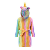 Children Cartoon Robes Animal Boys Girls Flannel Pajamas sleepwear  Baby Bathrobe Romper kids Home wear Dinosaur pijamas Cloak