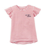 Green Dino Baby Boys Tees Shirts Children Clothes Tops 0-2 Years Cotton Short Sleeve Boy T-Shirt Toddler T-Shirt Kids Outfit