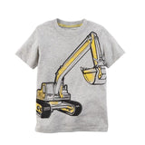 Green Dino Baby Boys Tees Shirts Children Clothes Tops 0-2 Years Cotton Short Sleeve Boy T-Shirt Toddler T-Shirt Kids Outfit