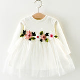 Baby Dresses For Girls Autumn Winter Long Sleeved Knit princess dress Lotus Leaf Collar Pocket Doll Dress Girls Baby Clothing