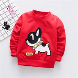 Baby T shirts Dog Pattern Cotton Boys T shirts For Baby Boy Spring Long Sleeve Kids Clothes Tees Baby Boys T-shirts Cute Tops