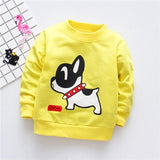 Baby T shirts Dog Pattern Cotton Boys T shirts For Baby Boy Spring Long Sleeve Kids Clothes Tees Baby Boys T-shirts Cute Tops
