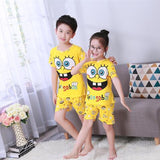 2017 children pajamas set kids baby girl boys cartoon casual clothing costume short sleeve children sleepwear pajamas sets