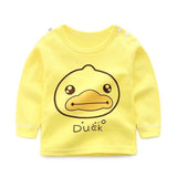 2018 Autumn Kids Tshirt Baby Boy Girls Clothes Cotton Children T-shirts For Boy Cartoon Print Long Sleeve Tops Boys T Shirts