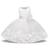 1 Year Birthday Baby Girl Party Dress Baptism Infant Christening Gown Newborn Toddlers Bebes Kids Clothes 6 9 12 18 Months SQ346