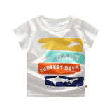 Baby Boys shirts Summer 2019 New Cotton Cartoon Baby Clothes Toddler Baby Boy Clothing Newborn Baby Boy t shirts