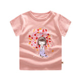 Pink Baby Girls T shirts Summer 2019 New Cotton Baby Girls Clothes Children Girls Clothing Newborn Baby t shirts Girls t shirts