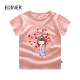 Pink Baby Girls T shirts Summer 2019 New Cotton Baby Girls Clothes Children Girls Clothing Newborn Baby t shirts Girls t shirts