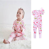 New Retail  new Newborn infants baby boy and girl wear mickey even climb clothes conjoined ha garments