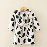 weLaken 2019 Soft Children's Robes for 2-8Yrs Baby Kids Pajamas Boys Girls Cartoon Sleepwear Bathrobes Kids Hooded Baby Robes