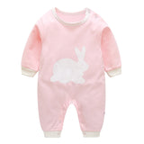 VTOM Baby Infant  Rompers Baby Boys Girls Long-Sleeved Rompers Cartoon Infant Jumpsuit  Baby Toddler Clothes BB8-2