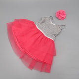 Clothes for doll fit 43-45cm Bald head baby toy new born doll and American doll fashion Ballet princess dress