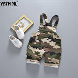 YATFIML 2017 Summer Spring sleeveless clothes toddler ropmer Camouflage clothing Newborn baby boys girls simple striped romper