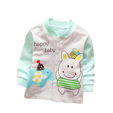 Halilo Baby Girls T Shirts Long Sleeve Spring Autumn Baby Girls Tops Tees Infant T Shirt Newborn 100% Cotton Boy Shirts Clothing