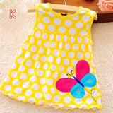 2019 Cute Vestido infantil Baby Girl Dress Cotton Regular Sleeveless A-Line Dresses Casual Clothing Mini Princess 0-24 Months