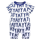 Summer New style baby rompers Short sleeve Newborn Infant Baby Boy Girl clothes Cute Cartoon Printed Jumpsuit Climbing Clothes