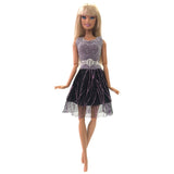 NK 2019 New Doll Clothes Handmade Party Doll's Dress Fashion Clothes Gown For Barbie Doll Baby Gift DIY Toys Mix Style 025A JJ