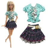 NK 2019 New Doll Clothes Handmade Party Doll's Dress Fashion Clothes Gown For Barbie Doll Baby Gift DIY Toys Mix Style 025A JJ
