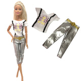 NK 2019 New Doll Clothes Handmade Party Doll's Dress Fashion Clothes Gown For Barbie Doll Baby Gift DIY Toys Mix Style 025A JJ