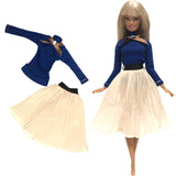 NK 2019 New Doll Clothes Handmade Party Doll's Dress Fashion Clothes Gown For Barbie Doll Baby Gift DIY Toys Mix Style 025A JJ