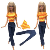 NK 2019 New Doll Clothes Handmade Party Doll's Dress Fashion Clothes Gown For Barbie Doll Baby Gift DIY Toys Mix Style 025A JJ