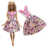 NK 2019 New Doll Clothes Handmade Party Doll's Dress Fashion Clothes Gown For Barbie Doll Baby Gift DIY Toys Mix Style 025A JJ