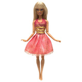 NK 2019 New Doll Clothes Handmade Party Doll's Dress Fashion Clothes Gown For Barbie Doll Baby Gift DIY Toys Mix Style 025A JJ