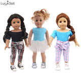 3 Styles Pretty Suit(Dress Or Pants+T-shirt) Fit 18 Inch American&43 CM Baby Doll Clothes Accessories,Girl's Toys,Generation